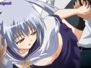 Hypnotic hentai cutie teasing long pénis