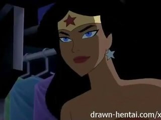 Justice league hentai - dois pintos para batman pila