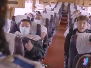 Ενήλικος βίντεο tour λεωφορείο με με πλούσιο στήθος ασιάτης/ισσα πόρνη πρωτότυπο κινέζικο av βρόμικο βίντεο με αγγλικά υπο