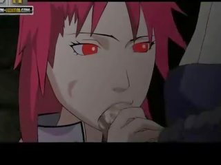 Naruto 色情 karin comes sasuke cums