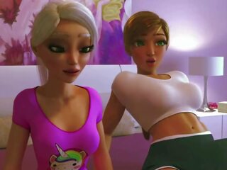 Futa enticing 3d dorosły film animacja (eng voices)