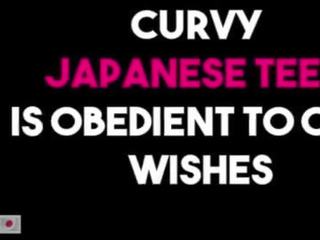 Captivating curvy japoneze adoleshent është gati në obey ju